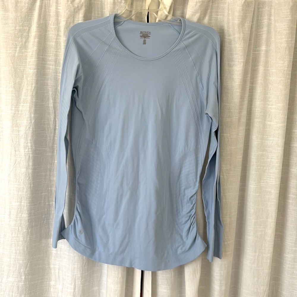 Athleta Women's Momentum Long Sleeve Top - Blue